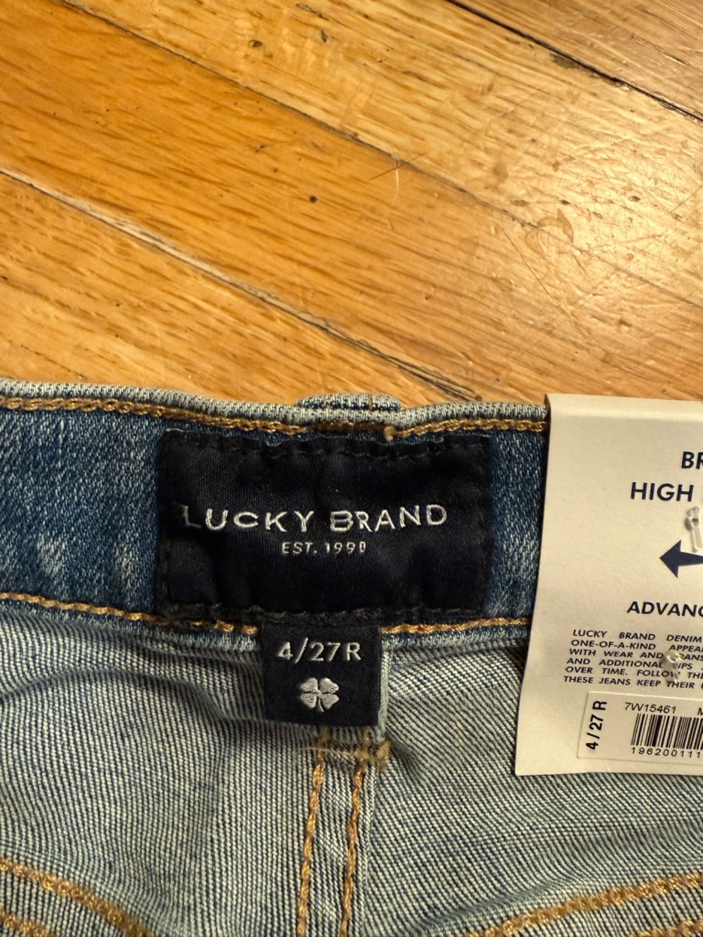 Lucky Brand Light Blue Embroidered Skinny Jeans - Picture 6 of 10